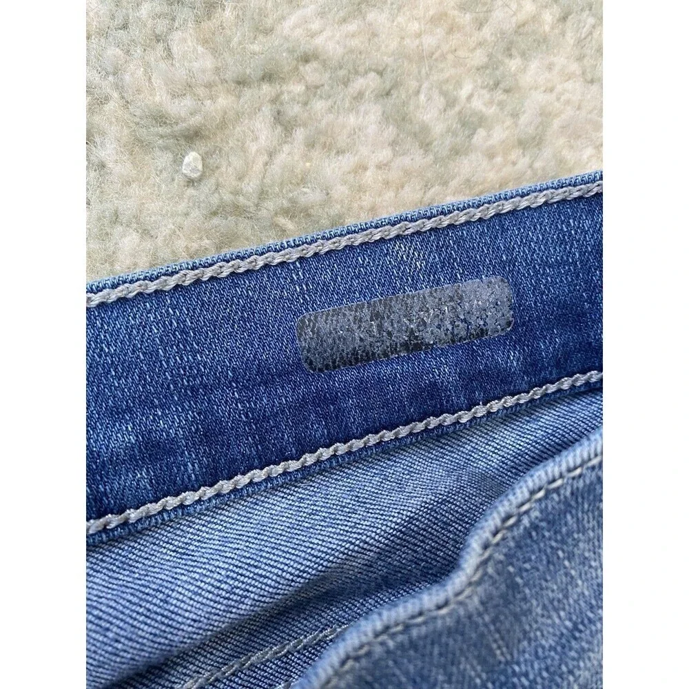 Judy Blue Jeans Womens 7/28 Blue Skinny Fit Stretch Distressed Casual Denim